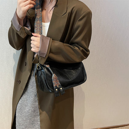 Cross-Border Korean Style Trendy Simple Large Bag for Women 2026 New Fashion Shoulder Crossbody Bag Stylish Pillow Bag