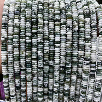 2×6 Natural Stone Colorfuled Crystal Abacus Beads Spacer Beads Beads Cross-Border Hot-Selling Jewelry DIY Bracelet Necklace