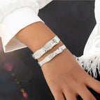 2-silver bracelet
