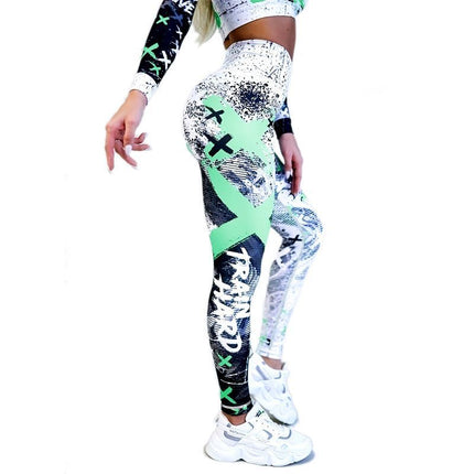 Printed Yoga Leggings / Legging Yoga Imprimé
