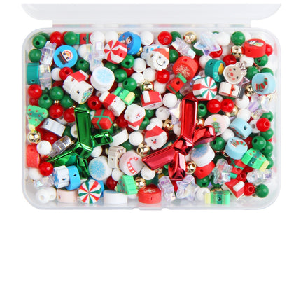 Cross-border Christmas Accessories DIY Jewelry Accessories Set Box Homemade Beaded Material Bag Jewelry Bracelet Making Kit