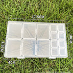 Transparent large 6+2 rows of small cells