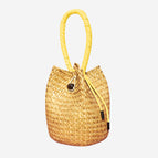 Yellow screw bucket bag + (yellow hand rope)