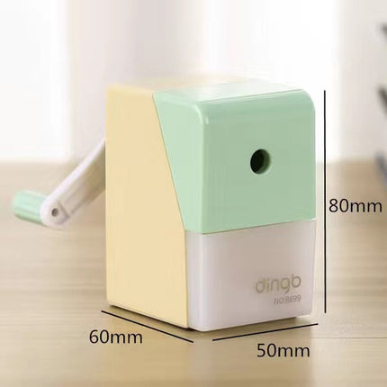 Dingbang cartoon pencil sharpener roll pen hand-cranked primary school children's kindergarten automatic Pen pencil sharpener machine