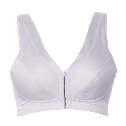 Special Cabinet silk bra front buckle nursing bra push up pregnant women vest bra without steel ring L-XXL