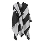 Vertical stripes and bars - black and white