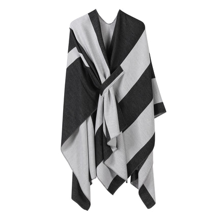 Jiangnan Watertown Knitted Shawl High-end Ethnic Style Cloak Western Sichuan Yunnan Travel Wear Imitation Cashmere Cape Women