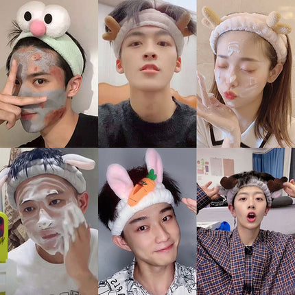Men's Face Mask, Hairband, Headscarf, Men's Headgear, Headband, Women's Hairpin, Men's Style, Children's Hair Accessories, Antler Design