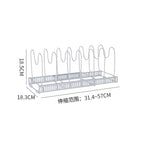 White retractable 7 partition