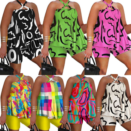 SRS10445 European and American sexy printed set