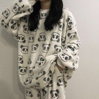 Panda white velvet / M