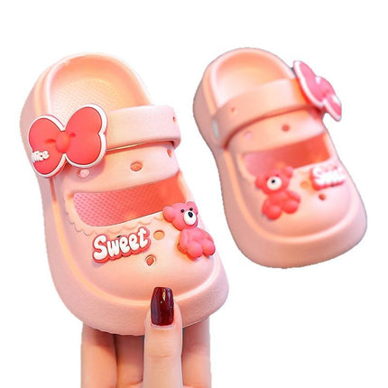 Girls Eva Ultra-Light Clogs Summer Kindergarten Cute Kidsren Outer Wear Soft-Soled Non-Slip Baby Girl Sandals and Slippers