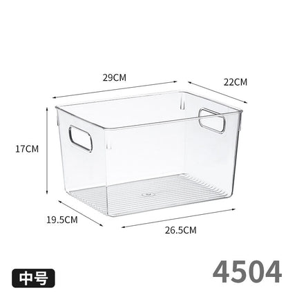 Enlarge 40cm Long Transparent Box Narrow Long Square Storage Box 15cm Wide Water-tight Drawer Finishing
