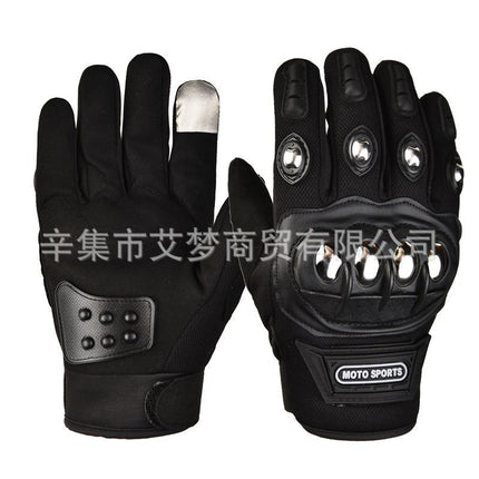 Summer Half-finger Motorcycle Gloves Riding Half-finger Breathable Motorcycle Racing Wear-resistant Non-slip Anti-fall-resistant Motorcycle Gloves for Men