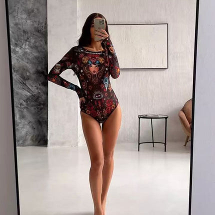 Foreign trade swimsuit упальник one-piece swimsuit women ozon beach holiday Russian bikini women