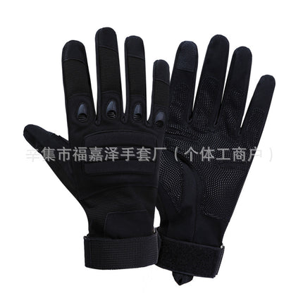 Cross-Border Wholesale Touch Screen Gloves Men's Tactical Gloves Armor Outdoor Mountaineering Cycling Gloves Anti-Wear Sports Gloves