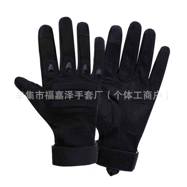 Cross-Border Wholesale Touch Screen Gloves Men's Tactical Gloves Armor Outdoor Mountaineering Cycling Gloves Anti-Wear Sports Gloves