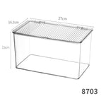 8703. flip-top pet high transparency box-long large size 1 piece pet high transparency