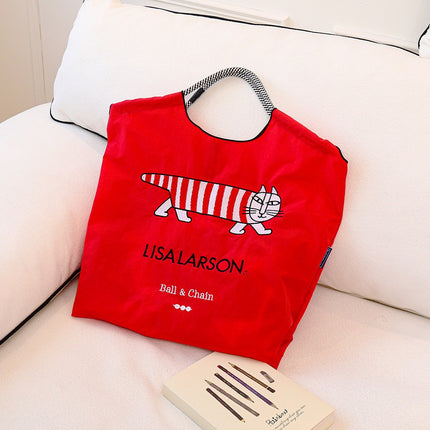New Canvas Bag Embroidered Shopping Bag Tote Bag Large Capacity Bag Women's Handbag Crossbody Bag
