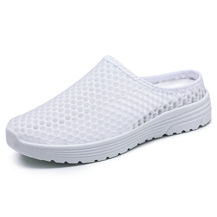 Women's Summer Slippers, Cross-Border Large Size Breathable Mesh Shoes, Soft-Soled Slip-On Casual Shoes, Factory Direct Delivery