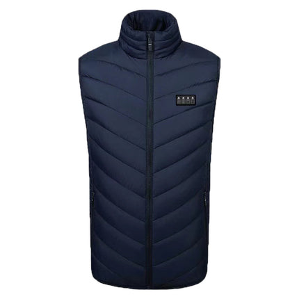 Explosive wholesale multi-zone heating clothing heating vest for men and women warm winter intelligent constant temperature safety electric heating clothing vest
