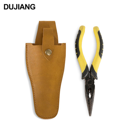 European and American Hot-Selling Gardening and Agricultural First-Layer Cowhide Scissors Set, Hardware Pliers Set, Multi-Functional Waist-Mounted Pruning Scissors Set