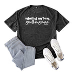 Black hemp gray (white font) / S