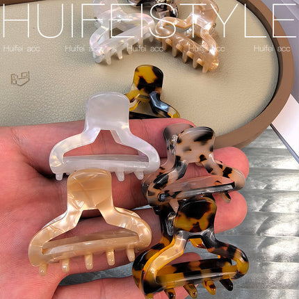 Leopard small size Hairpin Women's Head High-ponytail Clip Bangs Side Hairpin Cyber Celebrity Shark Clip Headwear Clip