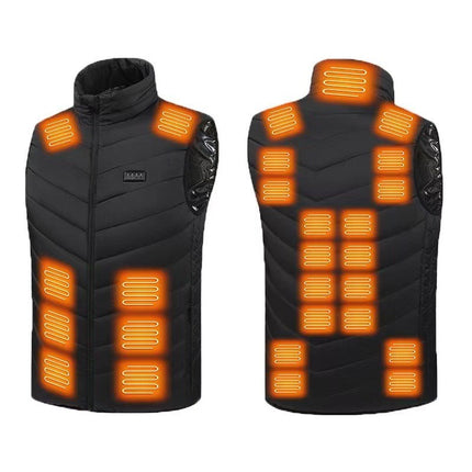 Cross-border Explosions Winter Heating Vest Three-gear Intelligent Adjustment USB Power Supply Cold-resistant Warm Heating Clothing for Men and Women