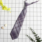 Lavender Plaid Tie