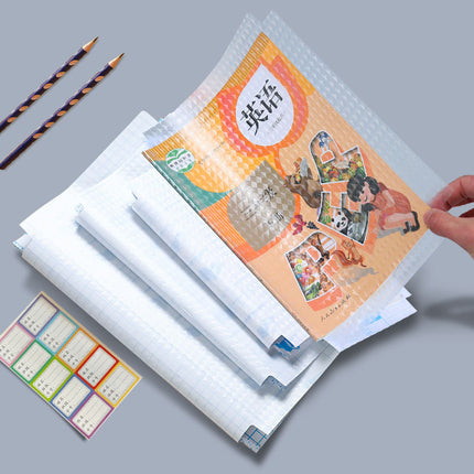 Self-adhesive book cover wholesale diamond pattern frosted book cover student full set book film pvc book cover thickened book jacket book case