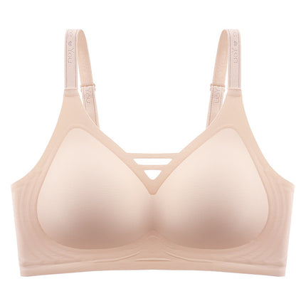 Traceless Comfortable Lightweight Underwear Women's Soft Support Push-up Pull-up Anti-sagging Fixed Cup Bra