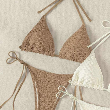 Amazon Cross-border Hot Selling European and American New Bikini Tube Top Split Sexy Spice Girls Bikini Foreign Trade Swimsuit Women