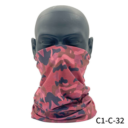 Outdoor Seamless Versatile Magic Headscarf for Men and Women, Cycling Mask, Neck Gaiter, Windproof Neck Scarf, Summer Sun Protection, Quick-Drying