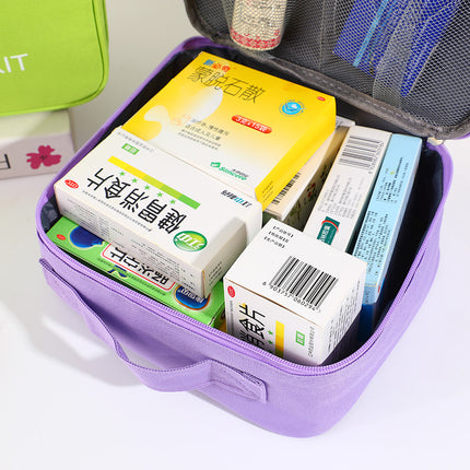 Youth Style First Aid Kit Large Capacity Student Health Kit Portable Mini Medicine Box Medicine Storage Bag