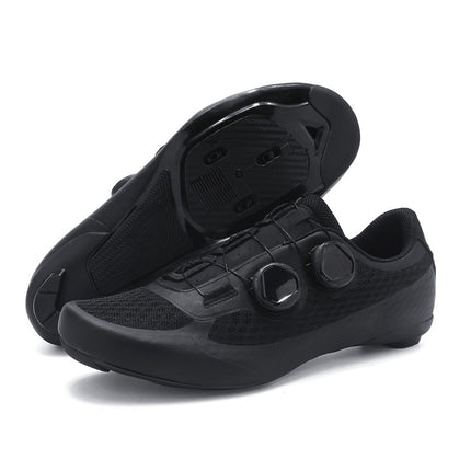 2025 New Summer Bag-Soled Road Bike Lock Shoe Set for Men Breathable Seamless Lock-Free Cycling Shoes Nylon Hard Sole