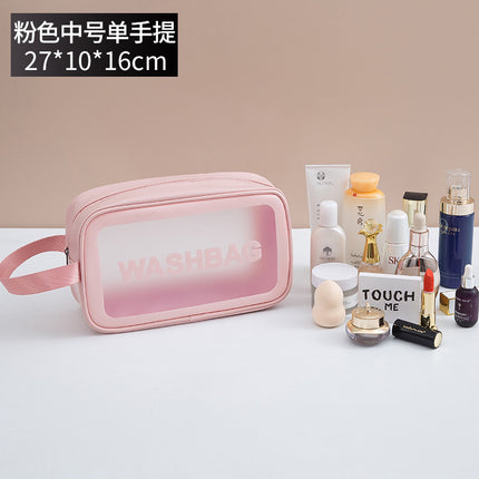 Dry and Wet Separate Cosmetic Bag Multifunctional Portable Travel Wash Bag Large Capacity Waterproof Skin Care Storage Bag New Style
