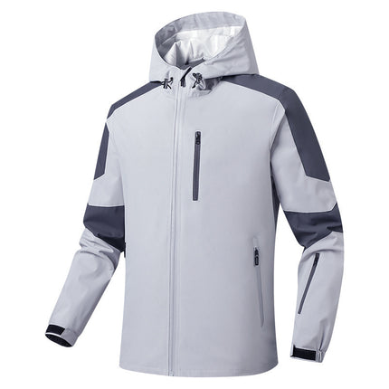 New Cross-Border Outdoor Jacket Set, Trendy Windproof and Waterproof Versatile Jacket and Pants Set for Men and Women