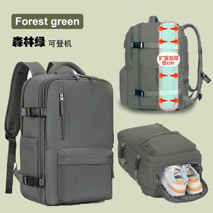 Cross-Border Multifunctional Computer Bag Backpack Dry and Wet Separation Business Trip Backpack Expansion Travel Bag