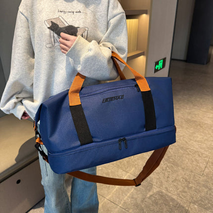 Gym Bag Luggage Bag Short-Distance Business Trip Portable Large-Capacity Lightweight Storage Dry and Wet Sports Travel Separate Luggage Bag