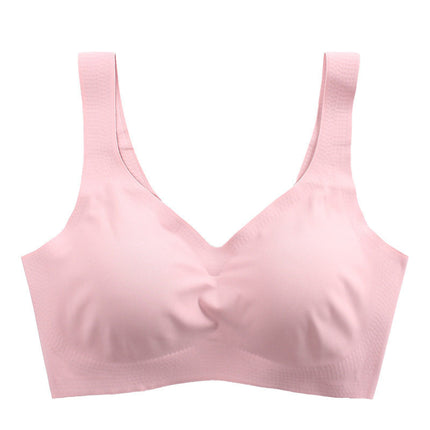 Japanese Anxin Fourth Generation Seamless Push-Up Sleep Bra Wireless Yoga Sports Women's Underwear Soft Cup Breast Enhancement