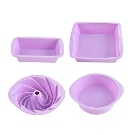 Food Grade Silicone Bread Chiffon Toast Mold Cake Pan Easy to Demould DIY Baking Silicone Cake Mold