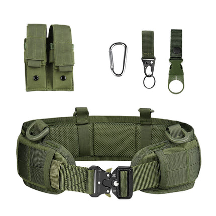 Cross-Border Cobra Buckle Tactical Waist Belt Set Outdoor Multi-Functional Nylon Quick-Release Belt Real-Life Cs Outer Belt