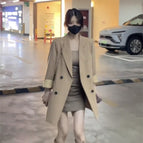 Single plaid dress / M size recommended 40-50kg