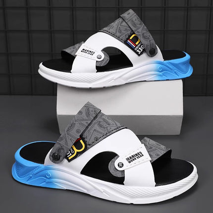 Men's Sandals 2025 New Summer Outdoor Sports and Driving Dual-Use Thick-Soled Casual Beach Slippers