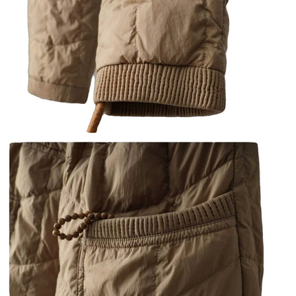 Winter Artistic Elastic Waist Cold-Resistant Thickened Warm Cotton Pants Harem Versatile Fashionable Cold-Proof Casual Boot Pants for Women