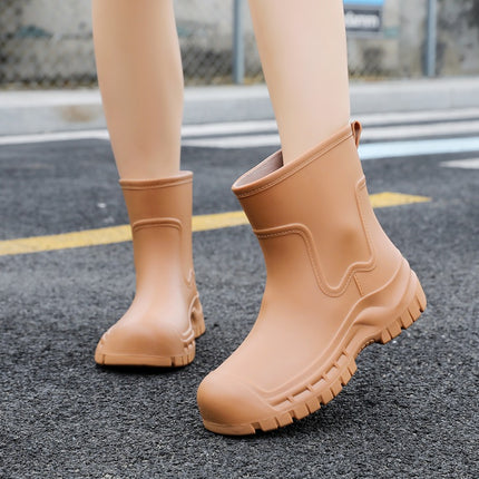 Wholesale Special Supply of New Rain Boots for Women, Korean Version, Cute Short-Tube Student Waterproof Rain Boots, Casual, Non-Slip and Wear-Resistant