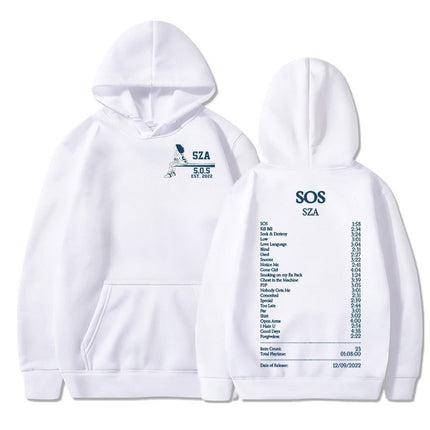 Sza Good Days Pattern Trendy Fashion Hoodie Sos New Music Al