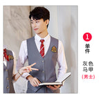 Men's Grey Vest (A203) / S