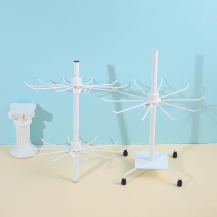 3-Layer Stall Rotating Rack Necklace Hanging Bead String Socks Hat Jewelry Rack Store Door Hanging Rack Display Rack